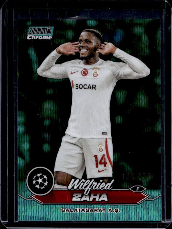 2023 Topps Stadium Club Chrome UEFA Champions League #34 Aqua Wave Refractor /250