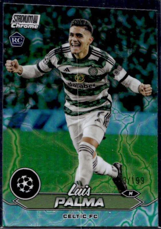 2023 Topps Stadium Club Chrome UEFA Champions League #79 Aqua Green Electric Charge /199