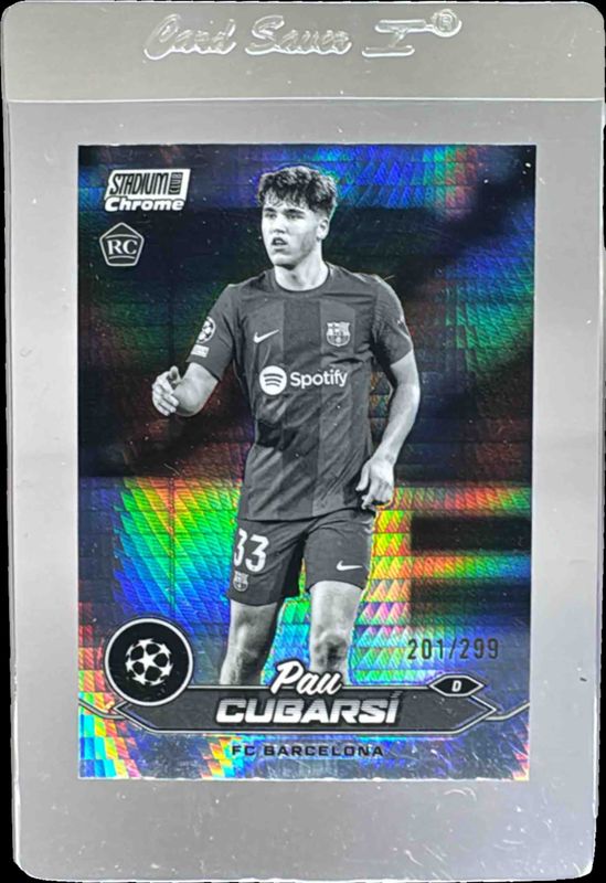 2023 Topps Stadium Club Chrome UEFA Champions League #67 Black & White Refractor /299