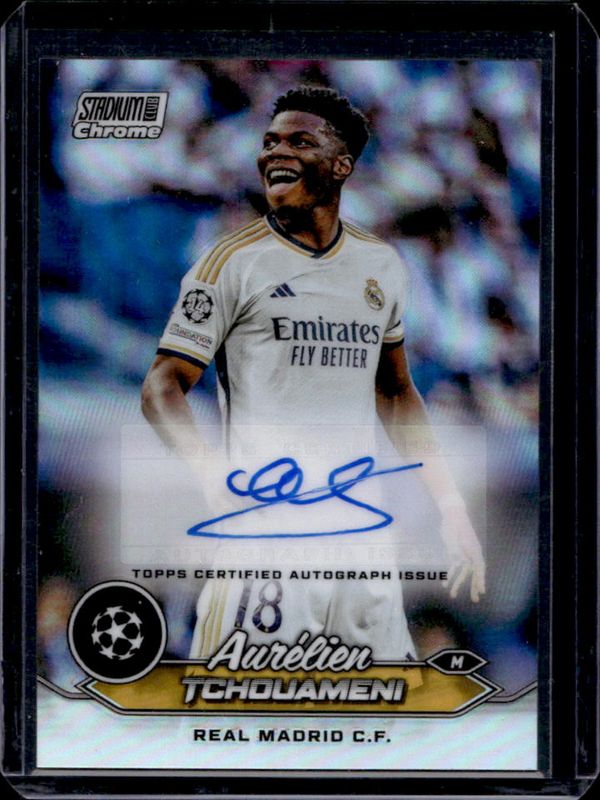 2023 Topps Stadium Club Chrome UEFA Champions League #CA-AT Chrome Autographs