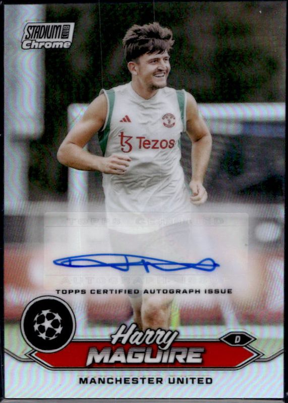 2023 Topps Stadium Club Chrome UEFA Champions League #CA-HM Chrome Autographs