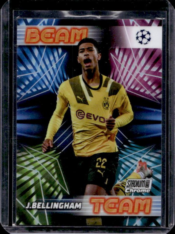ベリンガム　topps stadium club Jude Bellingham 2020-21 Topps Stadium Club Chrome UCL Rookie RC