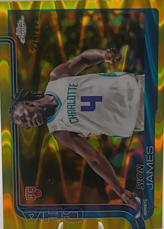 2025 Topps Chrome #283 Yellow RayWave Refractor /275