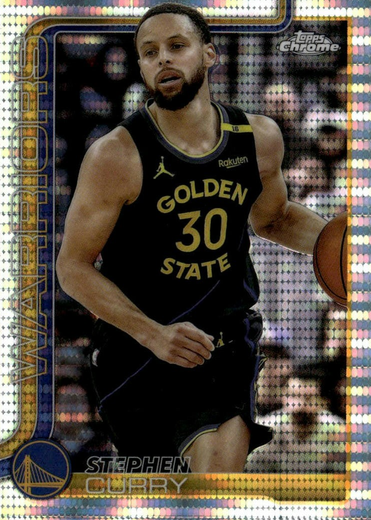 Stephen Curry 2025 Topps Chrome #201 Pulsar Refractor Price Guide