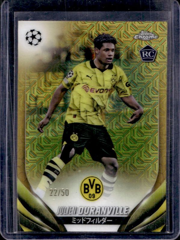 2023 Topps Chrome UEFA Club Competitions Japan Edition #WK-2 Wonderkids - Gold Mojo Refractor /50