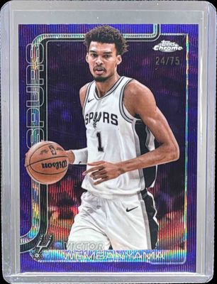 2025 Topps Chrome #221 Purple Wave Refractor /75