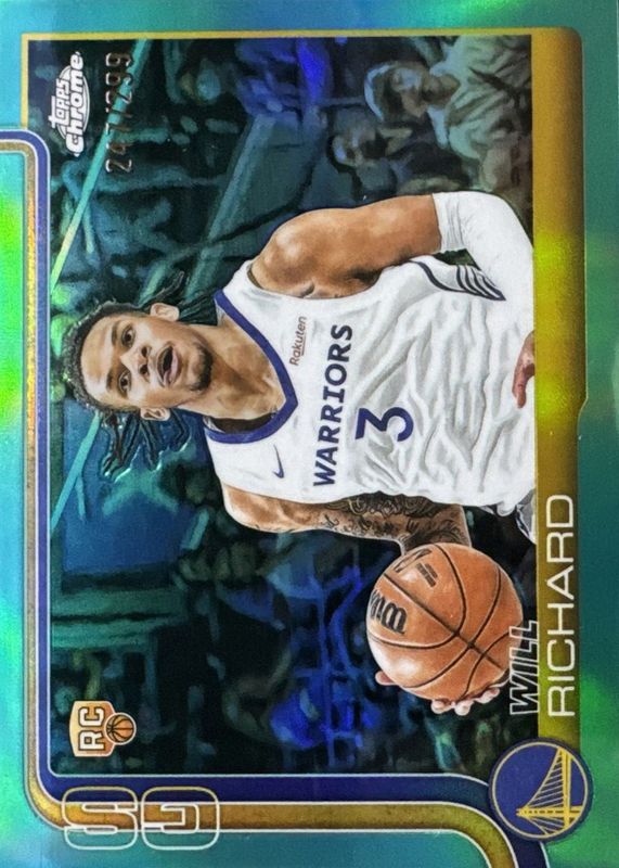 2025 Topps Chrome #287 Teal Refractor /299