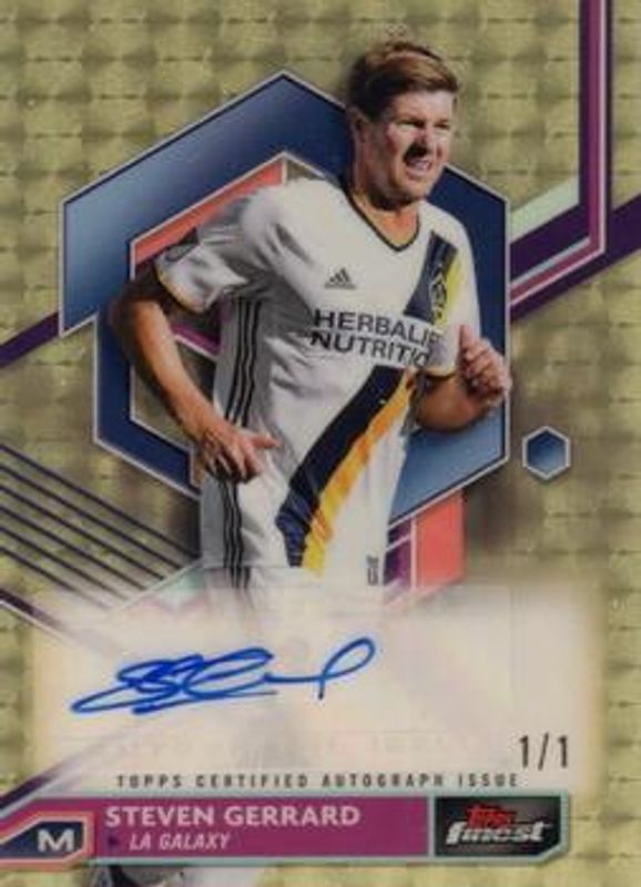 2023 Topps Finest MLS #EBA-SG Extended Base Set Autographs - SuperFractor /1