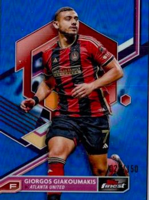 2023 Topps Finest MLS #64 Blue Refractor /150