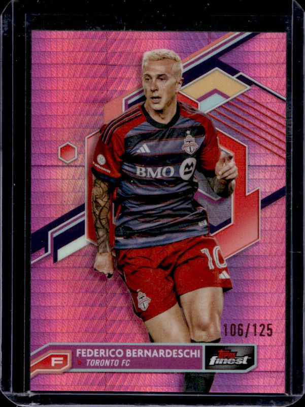 2023 Topps Finest MLS #66 Pink Prism Refractor /125