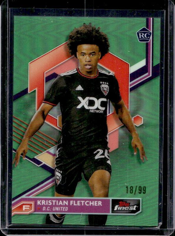 2023 Topps Finest MLS #38 Neon Green Refractor /99