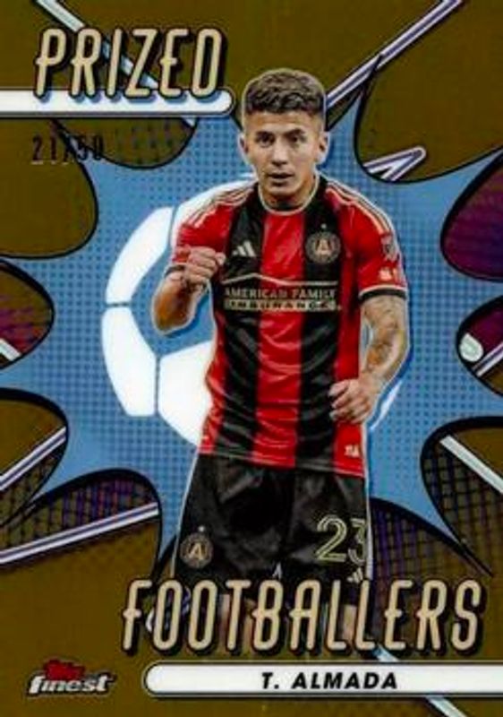 2023 Topps Finest MLS #PF-1 Prized Footballers - Gold Refractor /50