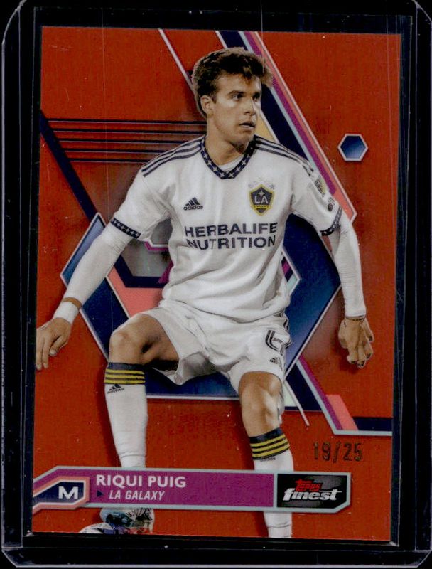 2023 Topps Finest MLS #50 Orange Refractor /25
