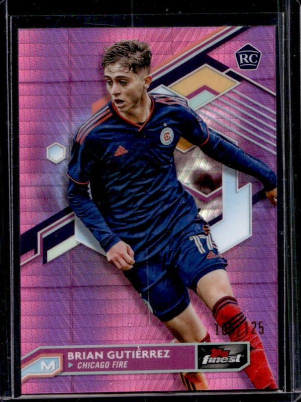 2023 Topps Finest MLS #17 Pink Prism Refractor /125