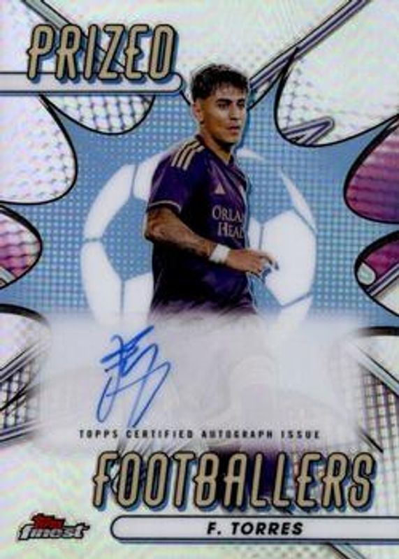 2023 Topps Finest MLS #PFA-FT Prized Footballers Autographs