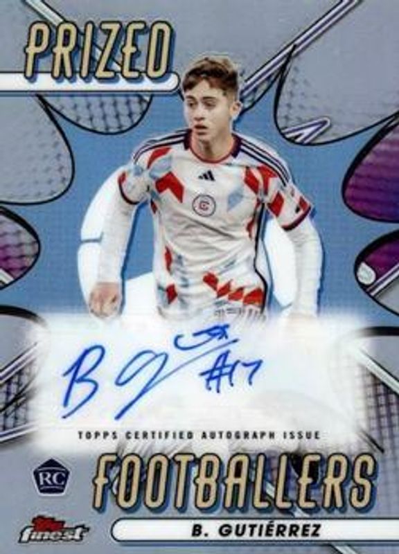 2023 Topps Finest MLS #PFA-BG Prized Footballers Autographs