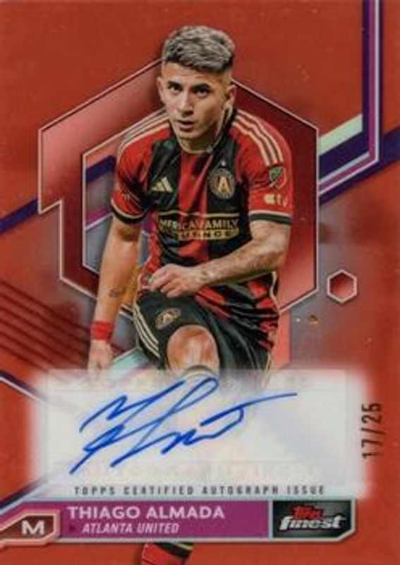 2023 Topps Finest MLS #A-TA Autographs - Orange Refractor /25