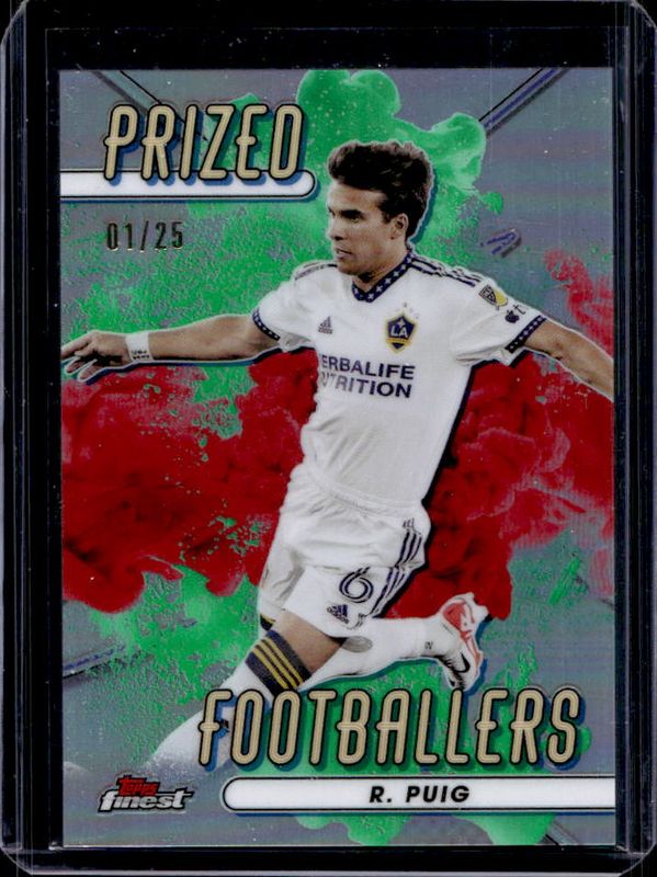 2023 Topps Finest MLS #PFF-6 Prized Footballers Fusions Variation - Green Red /25