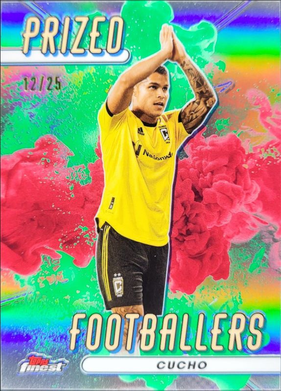 2023 Topps Finest MLS #PFF-9 Prized Footballers Fusions Variation - Green Red /25