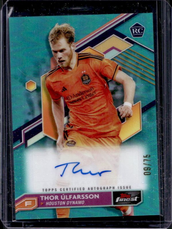 2023 Topps Finest MLS #A-TU Autographs - Aqua Refractor /75