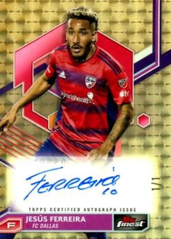 2023 Topps Finest MLS #A-JF Autographs - Superfractor /1