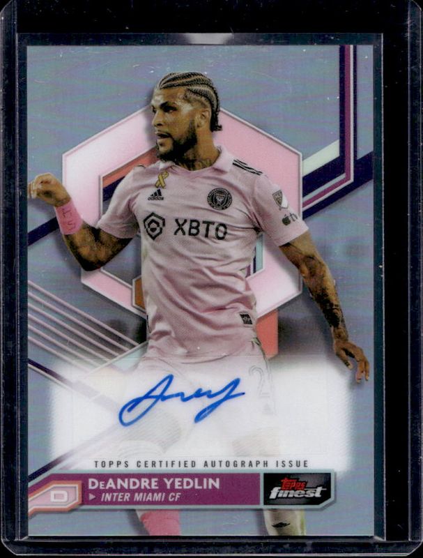 2023 Topps Finest MLS #A-DY Autographs