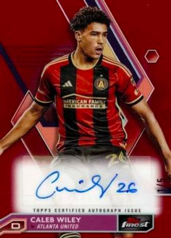 2023 Topps Finest MLS #A-CW Autographs - Red Refractor /5