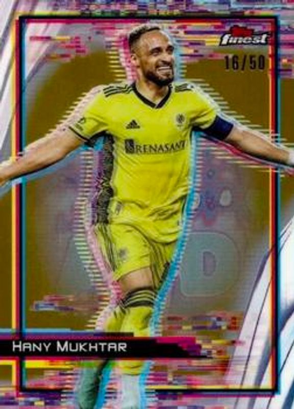 2023 Topps Finest MLS #H-22 Set Hologlow Variation - Gold Refractor /50