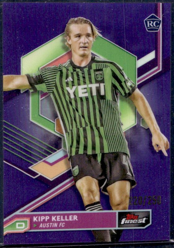 2023 Topps Finest MLS #95 Purple Refractor /250