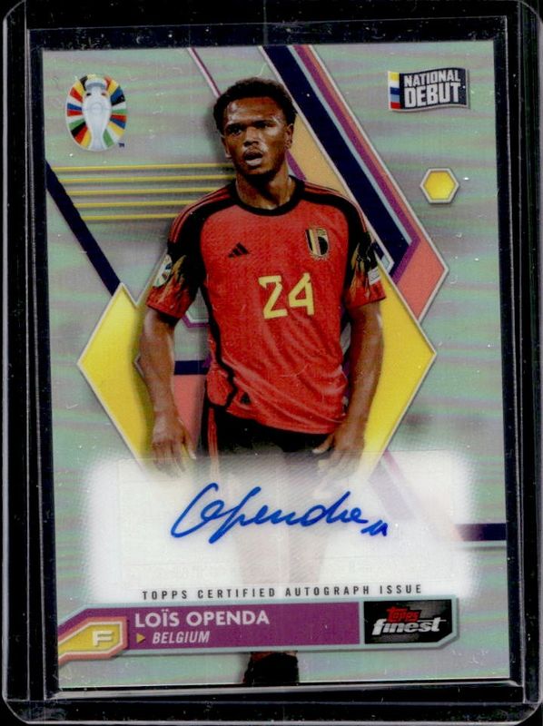 2023 Topps Finest Road to UEFA Euro #BCA-LO Card Autographs