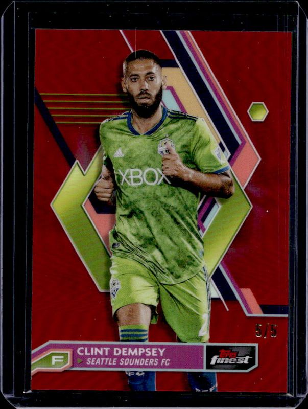 2023 Topps Finest MLS #109 Red Refractor /5