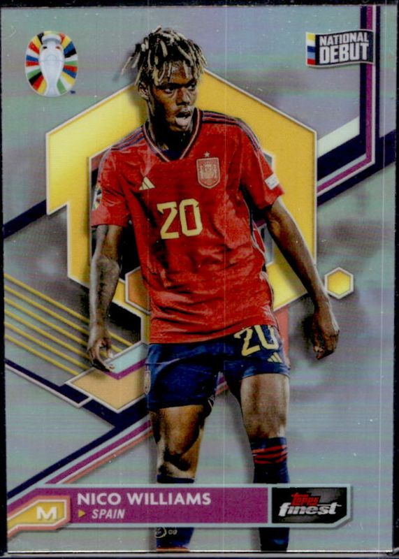 2023 Topps Finest Road to UEFA Euro #75 Refractor
