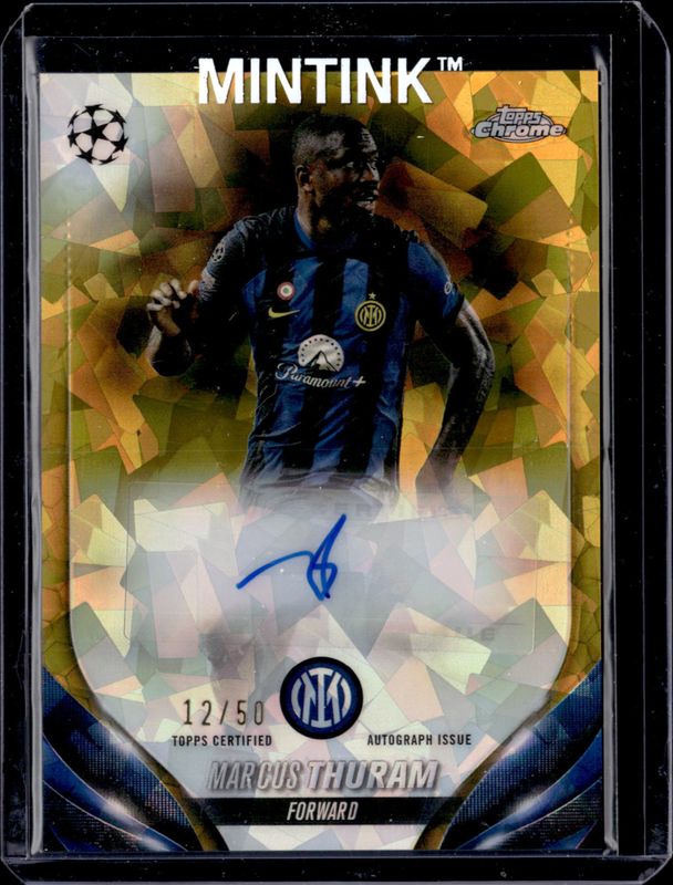 2023 Topps Chrome UEFA Club Competitions Sapphire Edition #CA-MT Autographs - Gold /50
