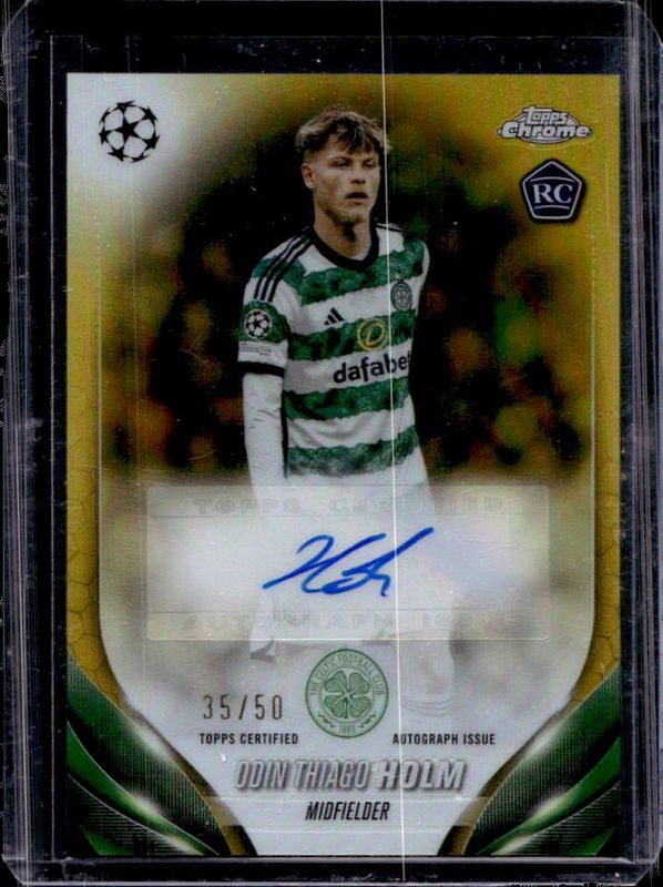 2023 Topps Chrome UEFA Club Competitions Sapphire Edition #CA-OTH Autographs - Gold /50