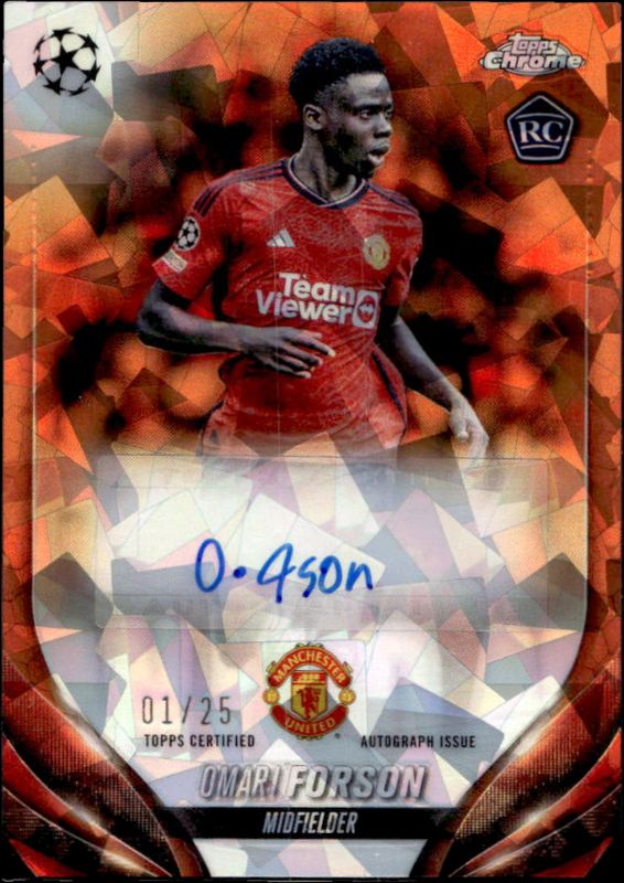 2023 Topps Chrome UEFA Club Competitions Sapphire Edition #CA-OF Autographs - Orange /25