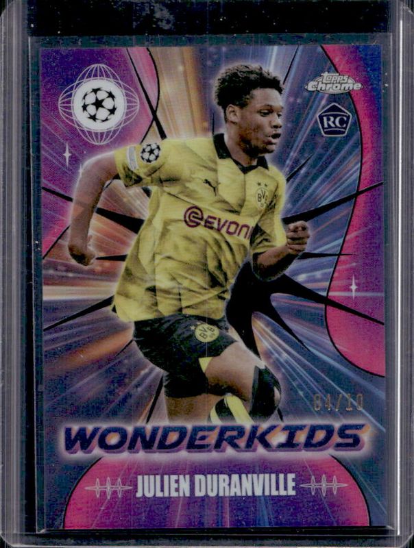 2023 Topps Chrome UEFA Club Competitions Sapphire Edition #WK-2 Wonderkids - Black /10