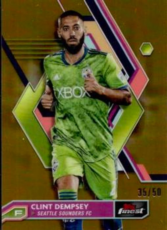 2023 Topps Finest MLS #109 Gold Refractor /50