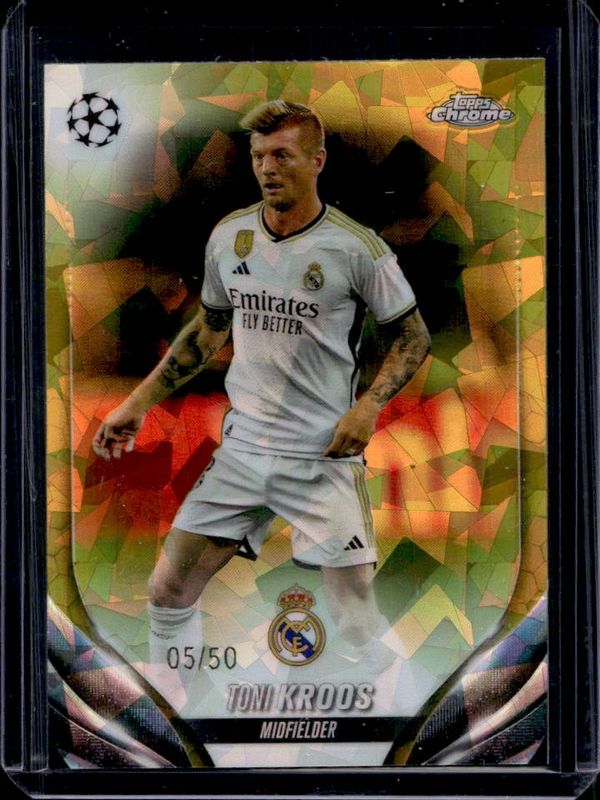 2023 Topps Chrome UEFA Club Competitions Sapphire Edition #180 Gold /50