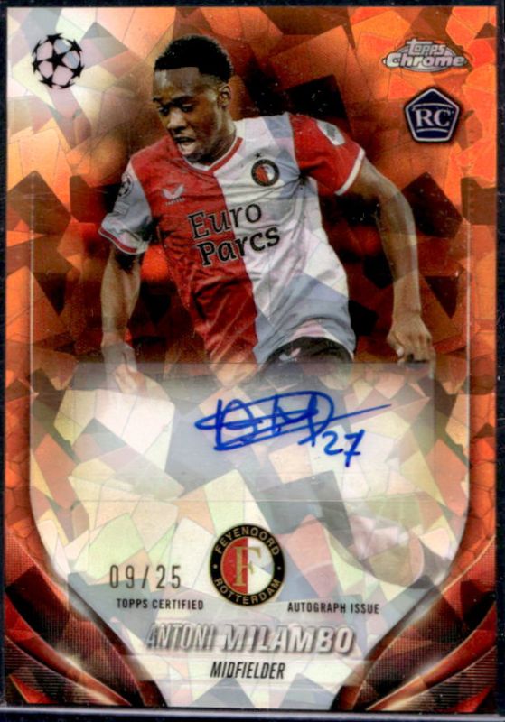 2023 Topps Chrome UEFA Club Competitions Sapphire Edition #CA-AM Autographs - Orange /25