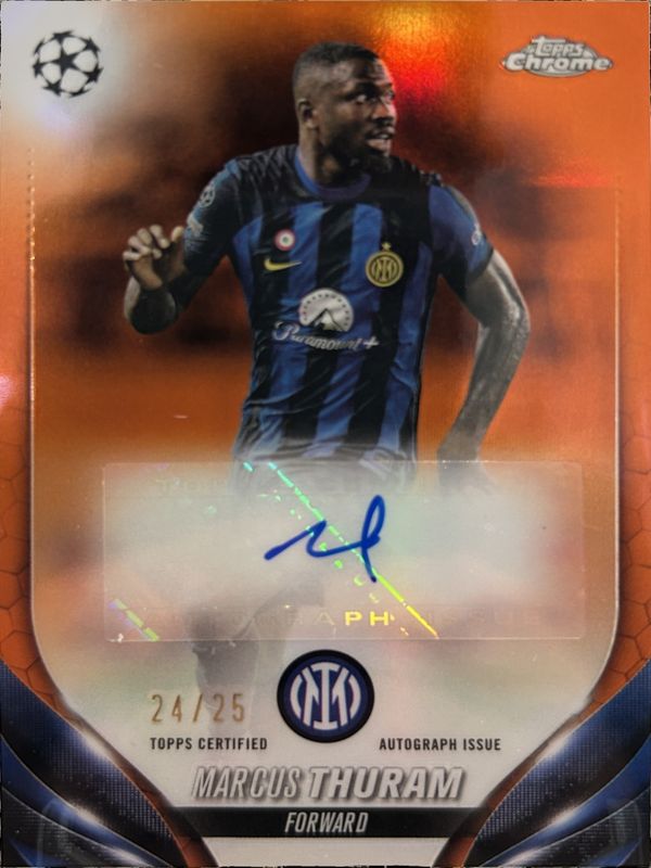 2023 Topps Chrome UEFA Club Competitions Sapphire Edition #CA-MT Autographs - Orange /25