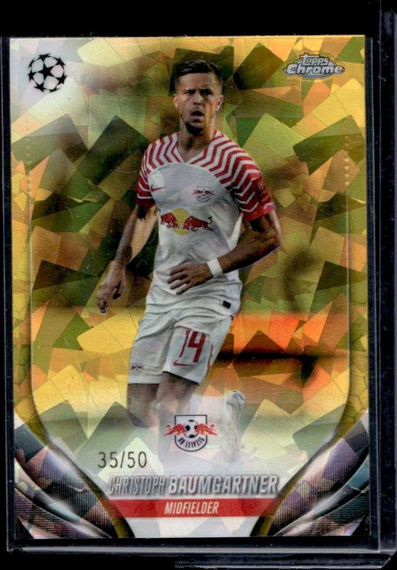 2023 Topps Chrome UEFA Club Competitions Sapphire Edition #130 Gold /50