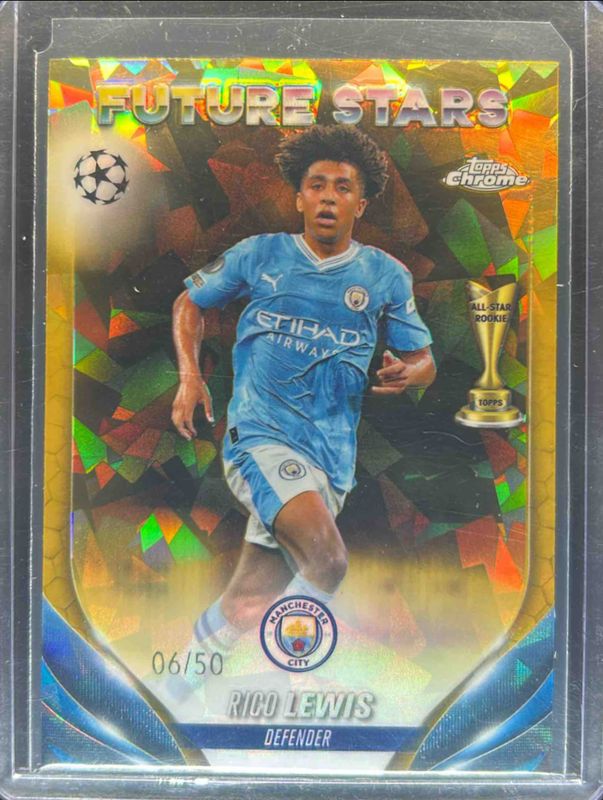 2023 Topps Chrome UEFA Club Competitions Sapphire Edition #105 Gold /50