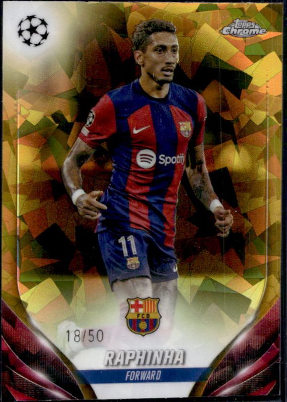 2023 Topps Chrome UEFA Club Competitions Sapphire Edition #76 Gold /50