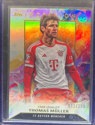 2023 Topps Inception UEFA Club Competitions Rainbow /150