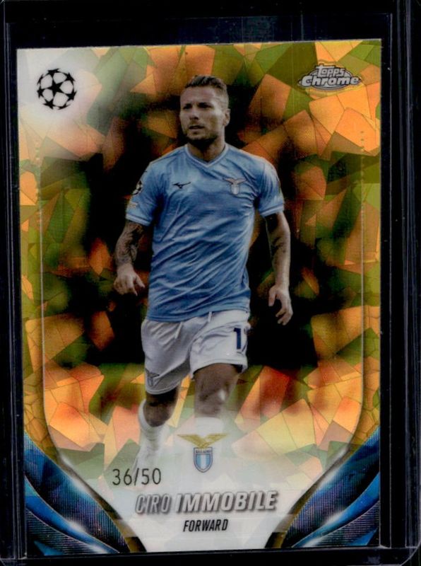 2023 Topps Chrome UEFA Club Competitions Sapphire Edition #183 Gold /50
