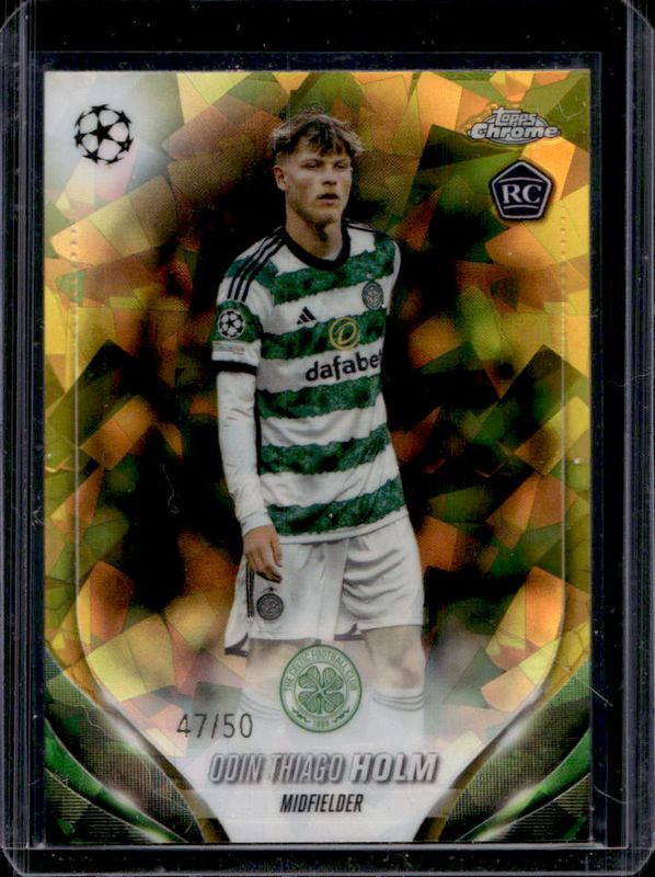 2023 Topps Chrome UEFA Club Competitions Sapphire Edition #8 Gold /50