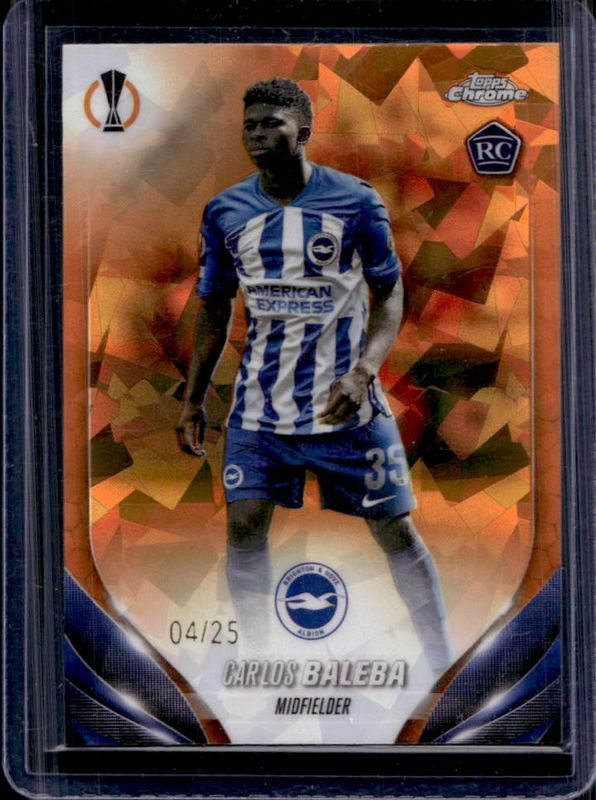 2023 Topps Chrome UEFA Club Competitions Sapphire Edition #113 Orange /25