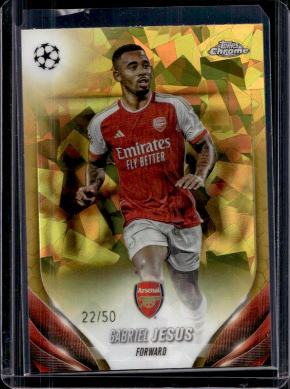 2023 Topps Chrome UEFA Club Competitions Sapphire Edition #40 Gold /50