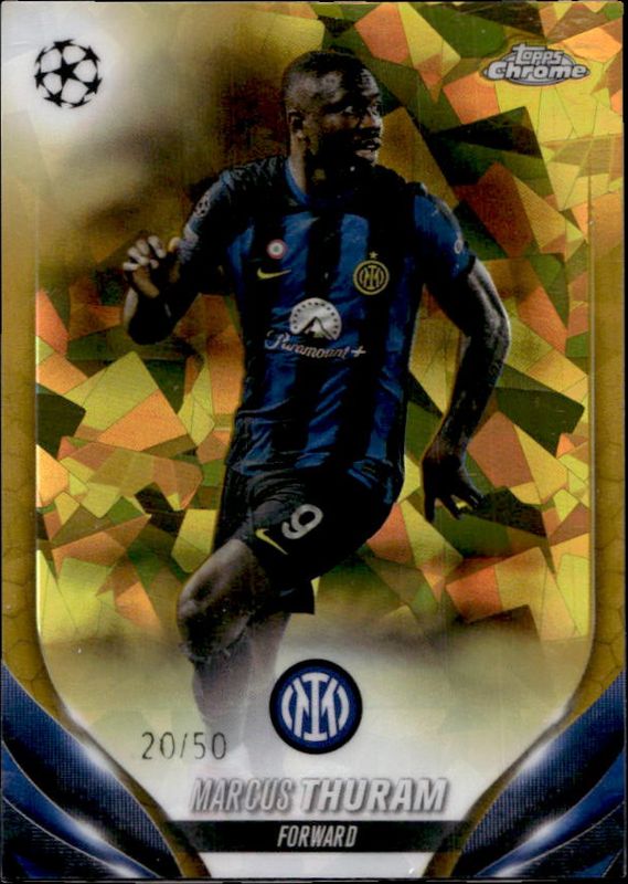 2023 Topps Chrome UEFA Club Competitions Sapphire Edition #52 Gold /50