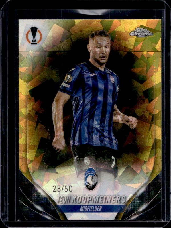 2023 Topps Chrome UEFA Club Competitions Sapphire Edition #88 Gold /50